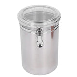 Stainless Steel Sealed Can Food Storage Container Airtight Canister for Dried Fruit Milk Powder Tea Extra Large 2100ml