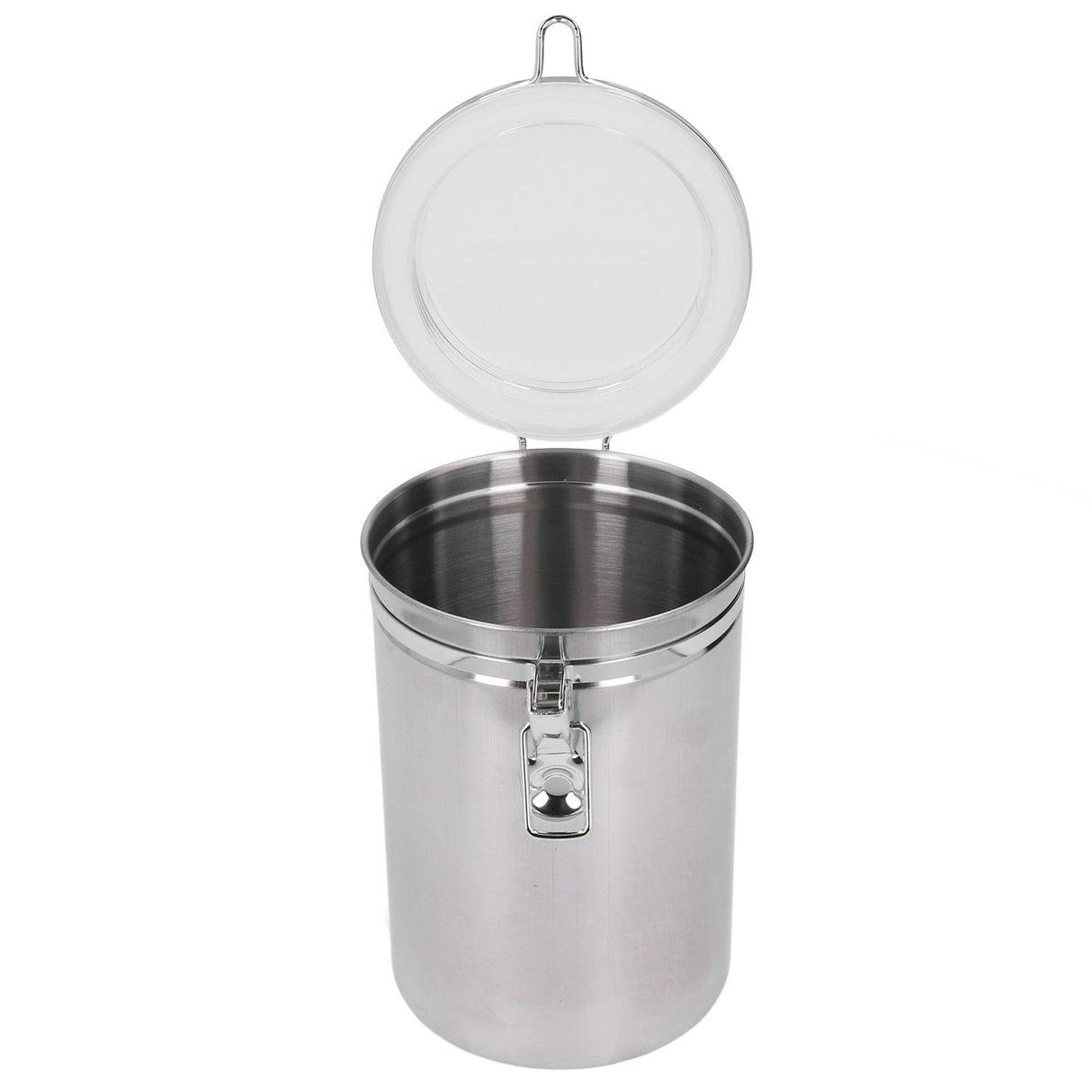 Stainless Steel Sealed Can Food Storage Container Airtight Canister for Dried Fruit Milk Powder Tea Extra Large 2100ml