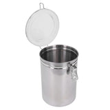 Stainless Steel Sealed Can Food Storage Container Airtight Canister for Dried Fruit Milk Powder Tea Extra Large 2100ml