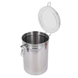 Stainless Steel Sealed Can Food Storage Container Airtight Canister for Dried Fruit Milk Powder Tea Extra Large 2100ml - Extra Image