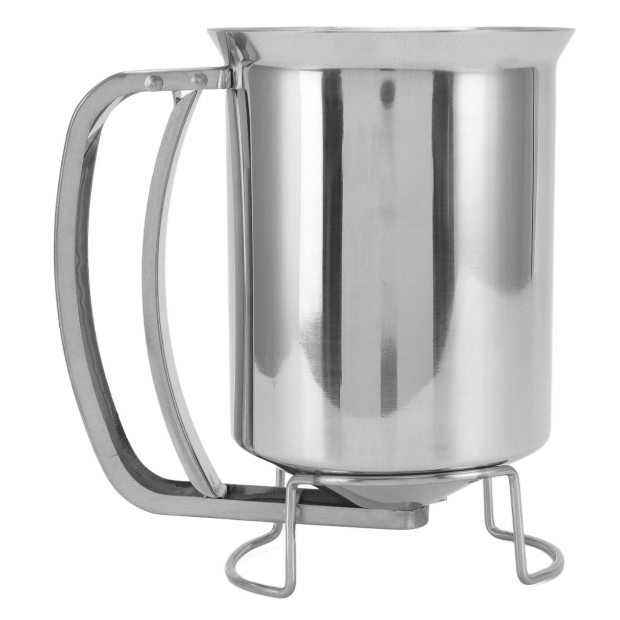 Pancake Batter Dispenser Handheld Stainless Steel Pancake Pourer for Baking Cupcakes Muffins