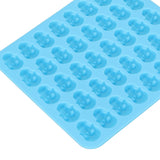 Skull Silicone Mold Ice Cube Tray Mold for Halloween Decor Dessert Chocolate 2Pcs Brown Blue