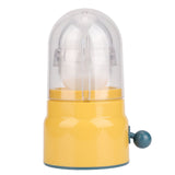 Egg Scrambler Shaker Manual Home Egg Spinner Egg Yolk White Mixer Golden Egg Maker Yellow - Top-Down View