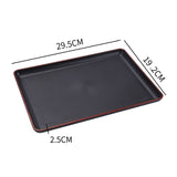 3 Pcs Serving Tray Rectangular Fast Food Tray Multipurpose For Kitchen Restaurant Hotel 30x20cm/11.81x7.87in