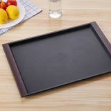 3 Pcs Serving Tray Rectangular Fast Food Tray Multipurpose For Kitchen Restaurant Hotel 30x20cm/11.81x7.87in - 45-Degree Angle
