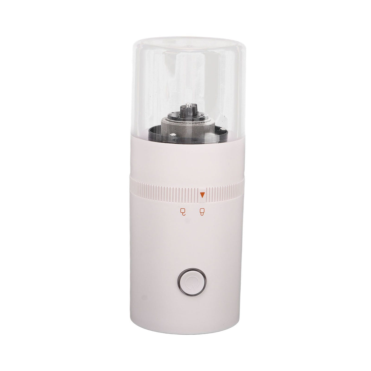 Electric Coffee Grinder USB Charge Coarse and Fine Grinding Adjustable Small Auto Coffee Beans Mill White for Home