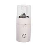Electric Coffee Grinder USB Charge Coarse and Fine Grinding Adjustable Small Auto Coffee Beans Mill White for Home