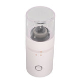 Electric Coffee Grinder USB Charge Coarse and Fine Grinding Adjustable Small Auto Coffee Beans Mill White for Home