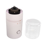 Electric Coffee Grinder USB Charge Coarse and Fine Grinding Adjustable Small Auto Coffee Beans Mill White for Home