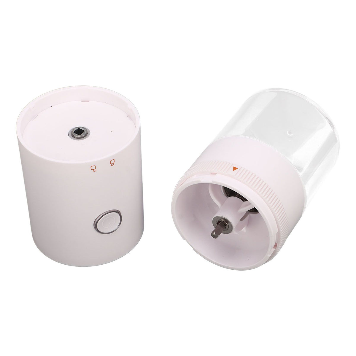 Electric Coffee Grinder USB Charge Coarse and Fine Grinding Adjustable Small Auto Coffee Beans Mill White for Home