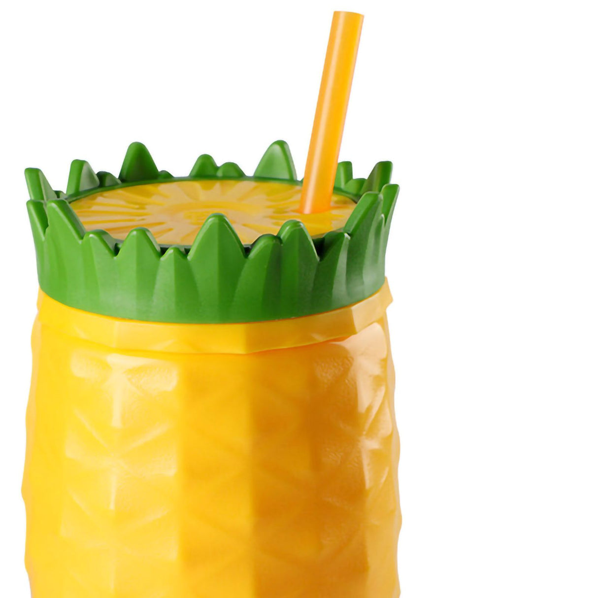 Fruit Shape Cup Double Layer Straw Cold Insulation Leakproof Plastic Cup for Summer Type3 300mL-500mL