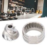 Coffee Grinder Disc Grinding Core 420 Stainless Steel Coffee Bean Grinding Disc Core Kit Five Star Cone