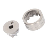Coffee Grinder Disc Grinding Core 420 Stainless Steel Coffee Bean Grinding Disc Core Kit Six Star Cone - Side View