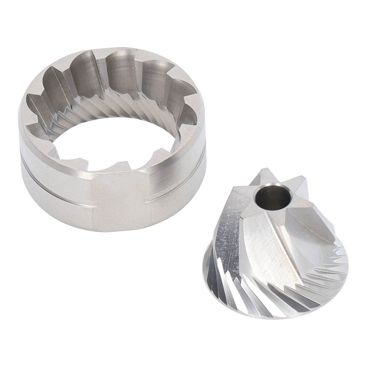 Coffee Grinder Disc Grinding Core 420 Stainless Steel Coffee Bean Grinding Disc Core Kit Six Star Cone