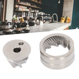 Coffee Grinder Disc Grinding Core 420 Stainless Steel Coffee Bean Grinding Disc Core Kit Six Star Cone