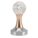 Crystal Ball Coffee Flat Tamper Stainless Steel Base Powder Hammer for Coffee Accessories Gold 58mm
