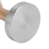 Crystal Ball Coffee Flat Tamper Stainless Steel Base Powder Hammer for Coffee Accessories Gold 58mm