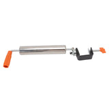 Rolling Pin Stainless Steel Dough Roller Fixed 360° Rotation for Pastry Bread Pizza L