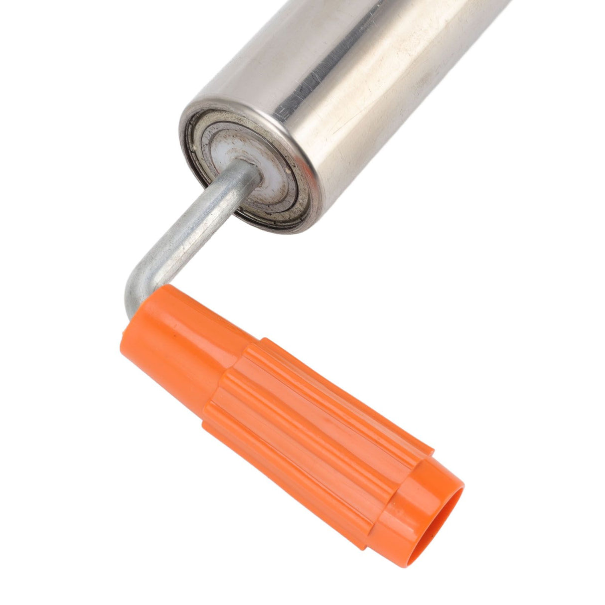 Rolling Pin Stainless Steel Dough Roller Fixed 360° Rotation for Pastry Bread Pizza L