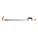 Rolling Pin Stainless Steel Dough Roller Fixed 360° Rotation for Pastry Bread Pizza M - Side View