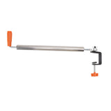 Rolling Pin Stainless Steel Dough Roller Fixed 360° Rotation for Pastry Bread Pizza M