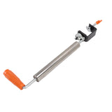 Rolling Pin Stainless Steel Dough Roller Fixed 360° Rotation for Pastry Bread Pizza S - Front View