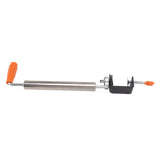 Rolling Pin Stainless Steel Dough Roller Fixed 360° Rotation for Pastry Bread Pizza S - Rear View