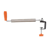 Rolling Pin Stainless Steel Dough Roller Fixed 360° Rotation for Pastry Bread Pizza S - Low Angle