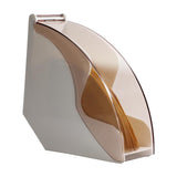 Plastic Coffee Filter Holder with Cover Filter Paper Dustproof Storage Box Dispenser Rack White