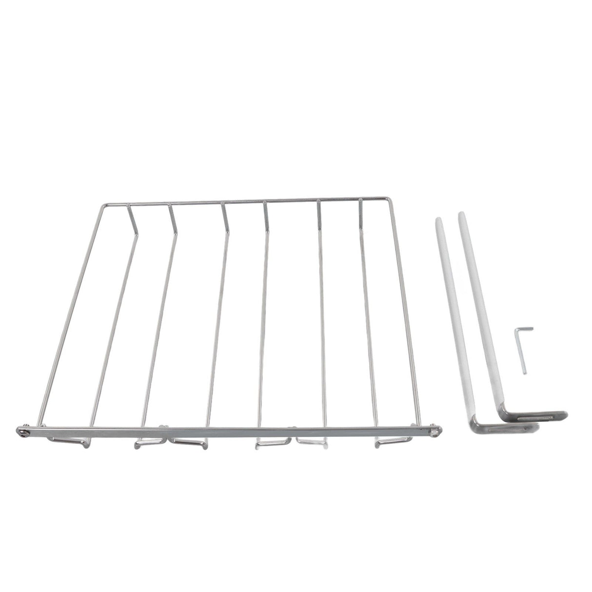 Wine Glass Holder Stainless Steel Punch Free Wine Glass Rack Under Cabinet for Home Goblet Storage