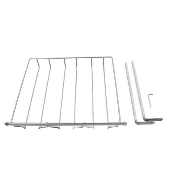 Wine Glass Holder Stainless Steel Punch Free Wine Glass Rack Under Cabinet for Home Goblet Storage