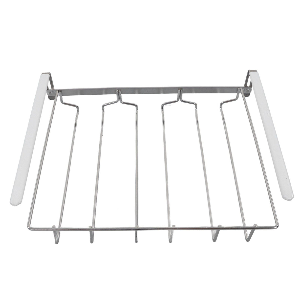 Wine Glass Holder Stainless Steel Punch Free Wine Glass Rack Under Cabinet for Home Goblet Storage