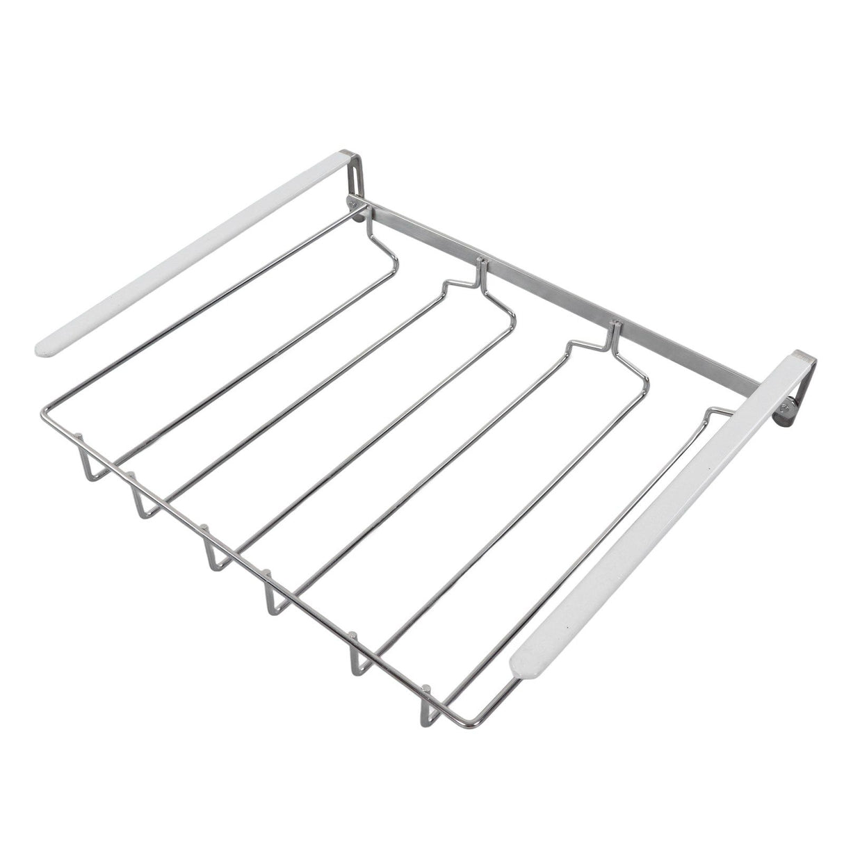 Wine Glass Holder Stainless Steel Punch Free Wine Glass Rack Under Cabinet for Home Goblet Storage