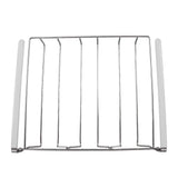 Wine Glass Holder Stainless Steel Punch Free Wine Glass Rack Under Cabinet for Home Goblet Storage - Extra Image