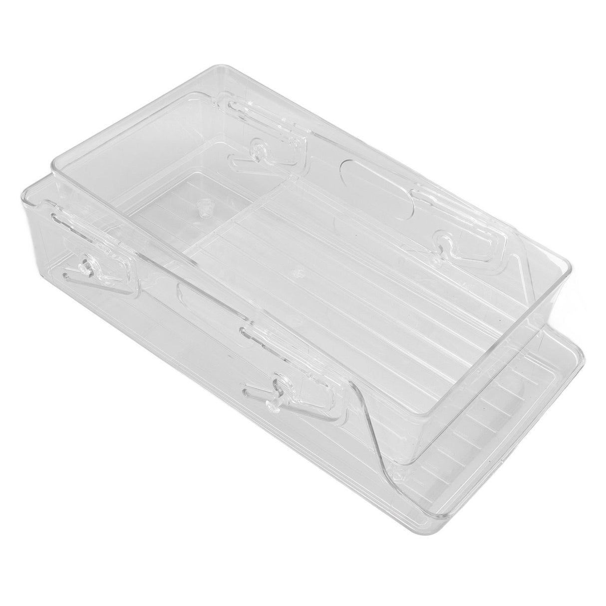 Automatic Rolling Beverage Soda Can Storage Organizer Double Layers Plastic Refrigerator Can Holder Dispenser Bin