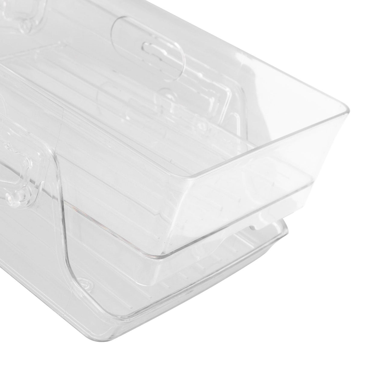 Automatic Rolling Beverage Soda Can Storage Organizer Double Layers Plastic Refrigerator Can Holder Dispenser Bin