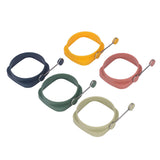 5 PCS Handle Egg Frying Rings Silicone Double Sided Egg Rings Quadrate Round Dual Use Omelet Mold