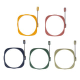 5 PCS Handle Egg Frying Rings Silicone Double Sided Egg Rings Quadrate Round Dual Use Omelet Mold - Low Angle