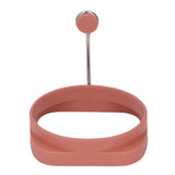 5 PCS Handle Egg Frying Rings Silicone Double Sided Egg Rings Quadrate Round Dual Use Omelet Mold - Extra Image