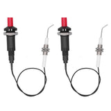 2 Sets Grill Stove Igniter Set Plastic Push Type Universal Threaded Grill Stove Spark Ignition for Kitchen Accessories - Side View