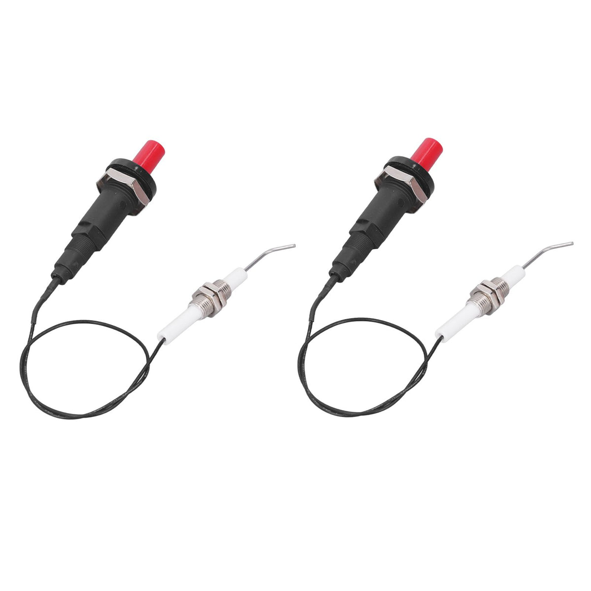 2 Sets Grill Stove Igniter Set Plastic Push Type Universal Threaded Grill Stove Spark Ignition for Kitchen Accessories