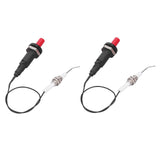 2 Sets Grill Stove Igniter Set Plastic Push Type Universal Threaded Grill Stove Spark Ignition for Kitchen Accessories - Extra Image