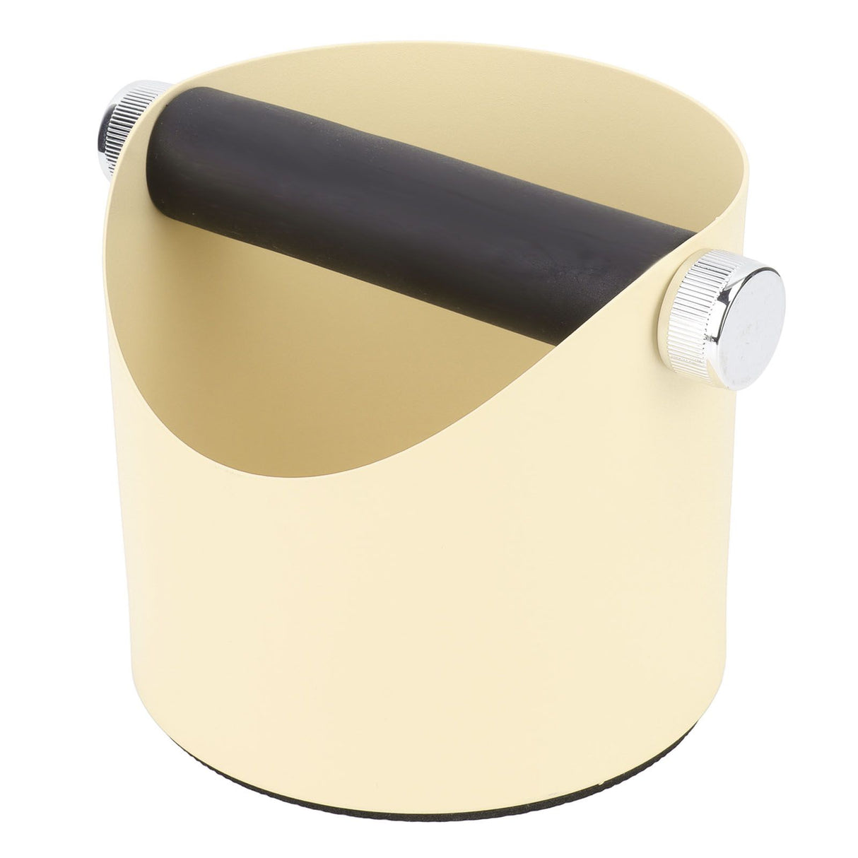 Coffee Knocking Slag Bucket Home Small Anti Slip Coffee Machine Grounds Box Powder Slag Recycling Bucket Yellow