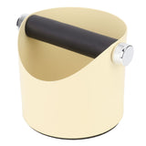 Coffee Knocking Slag Bucket Home Small Anti Slip Coffee Machine Grounds Box Powder Slag Recycling Bucket Yellow