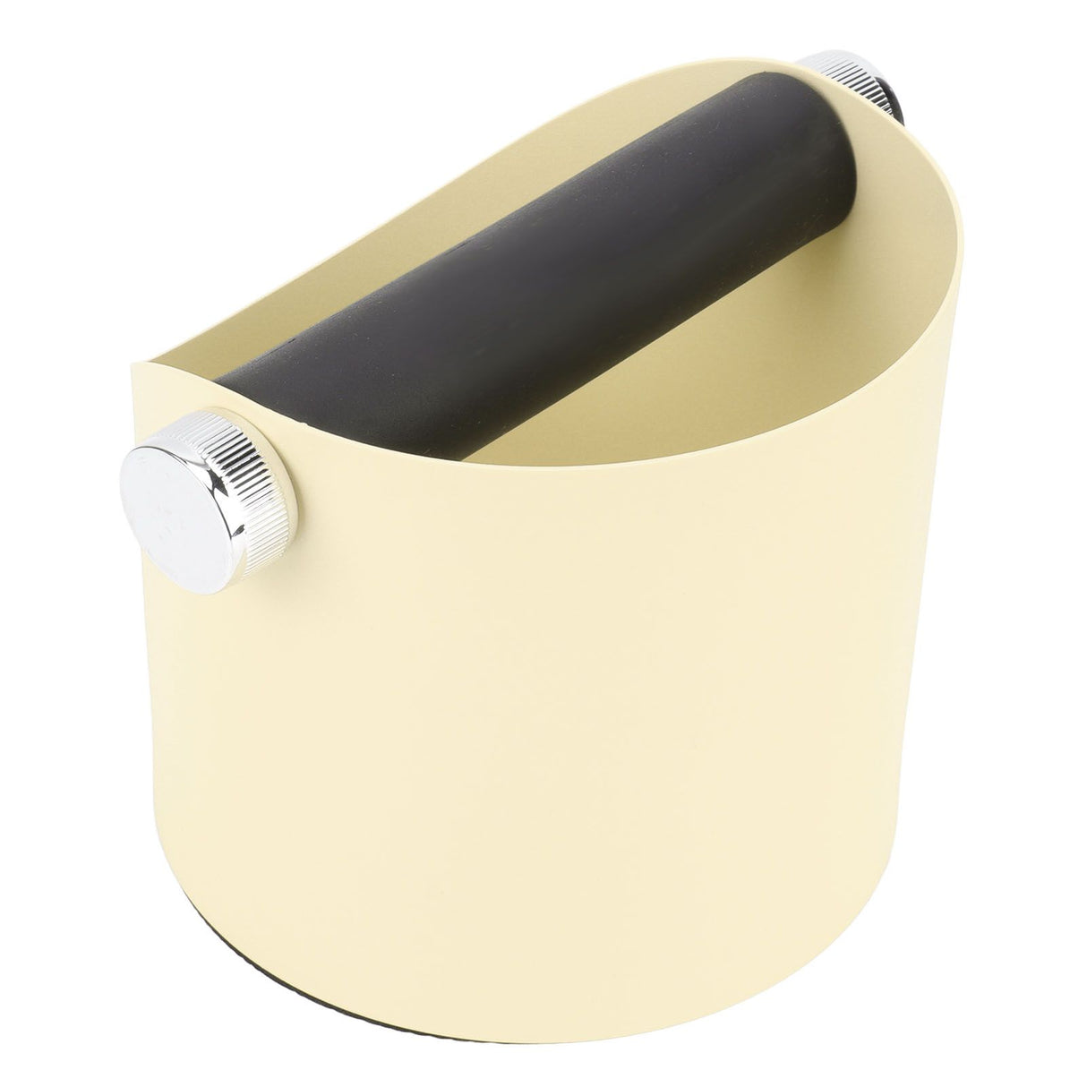 Coffee Knocking Slag Bucket Home Small Anti Slip Coffee Machine Grounds Box Powder Slag Recycling Bucket Yellow