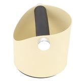 Coffee Knocking Slag Bucket Home Small Anti Slip Coffee Machine Grounds Box Powder Slag Recycling Bucket Yellow