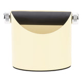 Coffee Knocking Slag Bucket Home Small Anti Slip Coffee Machine Grounds Box Powder Slag Recycling Bucket Yellow