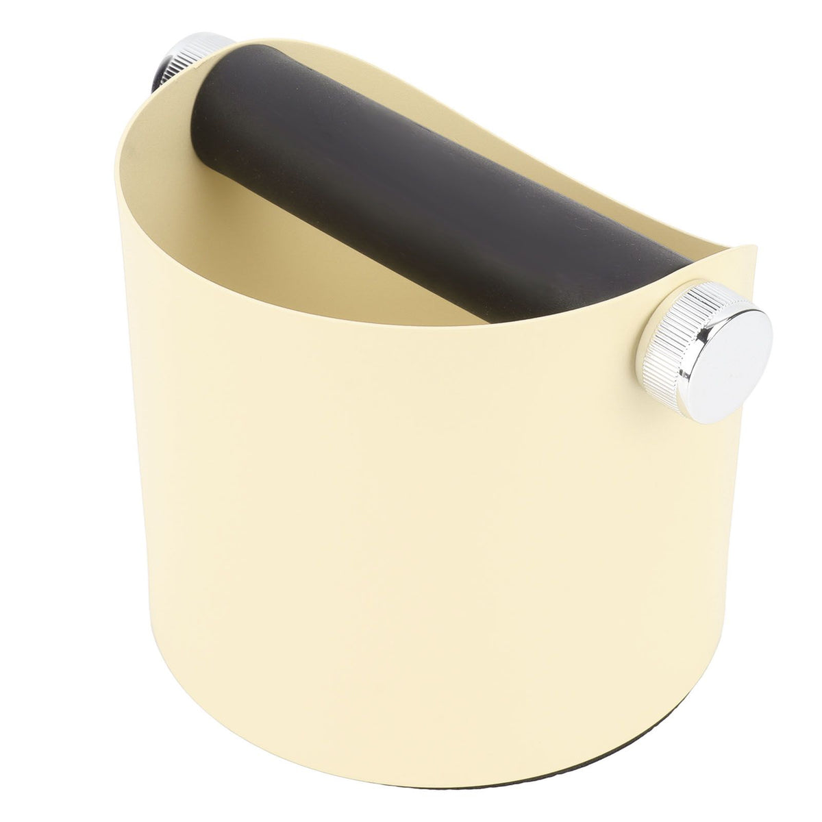 Coffee Knocking Slag Bucket Home Small Anti Slip Coffee Machine Grounds Box Powder Slag Recycling Bucket Yellow