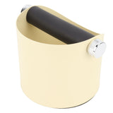 Coffee Knocking Slag Bucket Home Small Anti Slip Coffee Machine Grounds Box Powder Slag Recycling Bucket Yellow