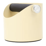 Coffee Knocking Slag Bucket Home Small Anti Slip Coffee Machine Grounds Box Powder Slag Recycling Bucket Yellow